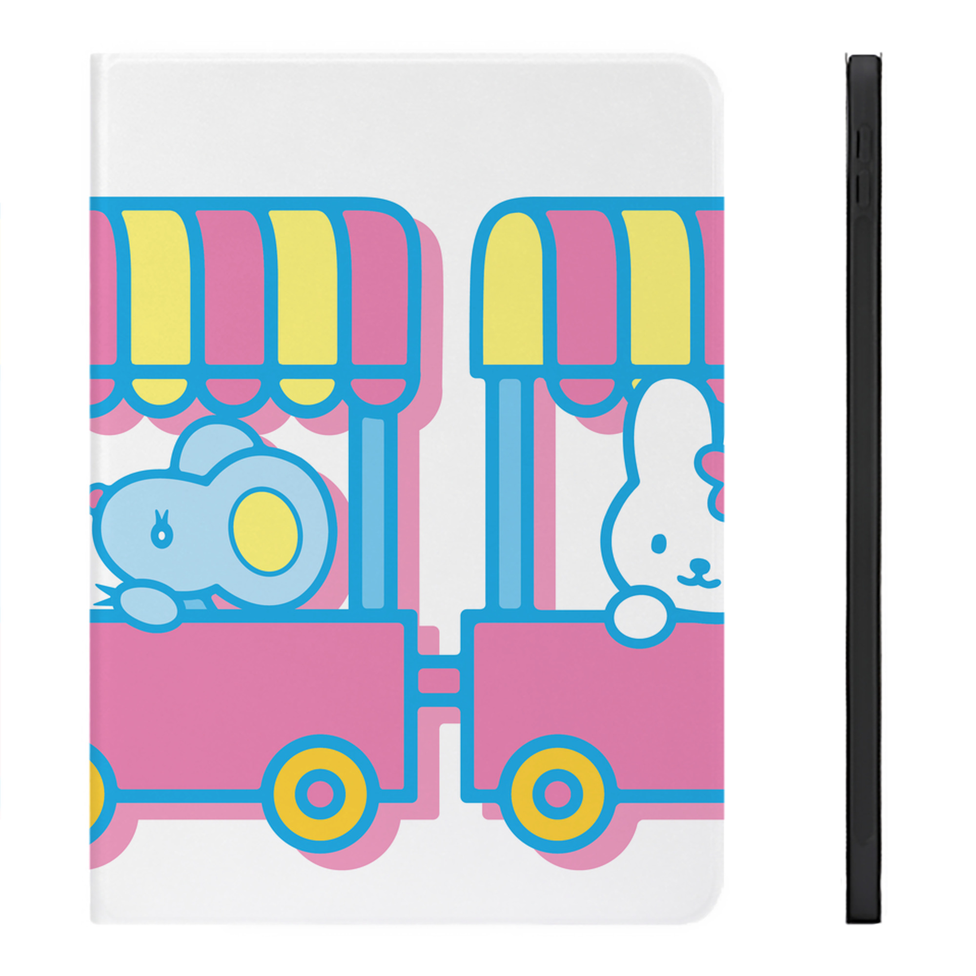 （画像用） Hello Kitty ハローキティ IPadケース ペンホルダー付き ブックスタイルデザイン